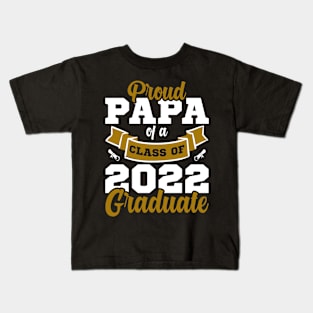 Proud Grandpa Of A Class Of 2022 Graduate Kids T-Shirt